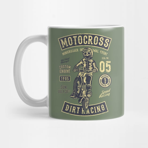 Motocross Dirt Racing Custom Engine 1985 by JakeRhodes